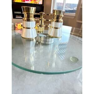 Vintage Tasco Opera Glasses 3x23 – Gold & Pearl Finish Theater Binocular